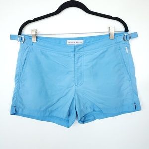 ORLEBAR BROWN Skyfall Setter Swim Shorts Men's Size 32 Blue Slim-Fit Mesh Liner